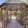 a wooden bridge over a pool
